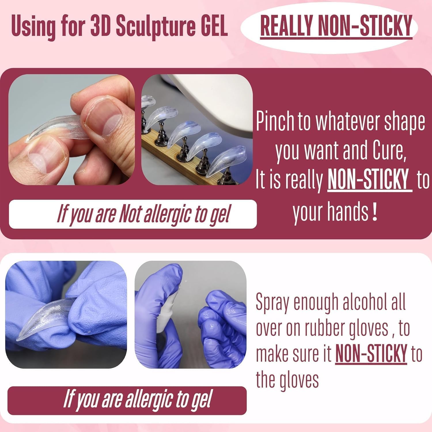 NOVO OVO solid non-sticky UV nail glue 30ml bottle - 2