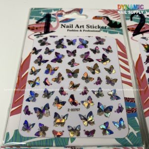 Butterfly Nail Stickers: Compact Art for Salon & Home