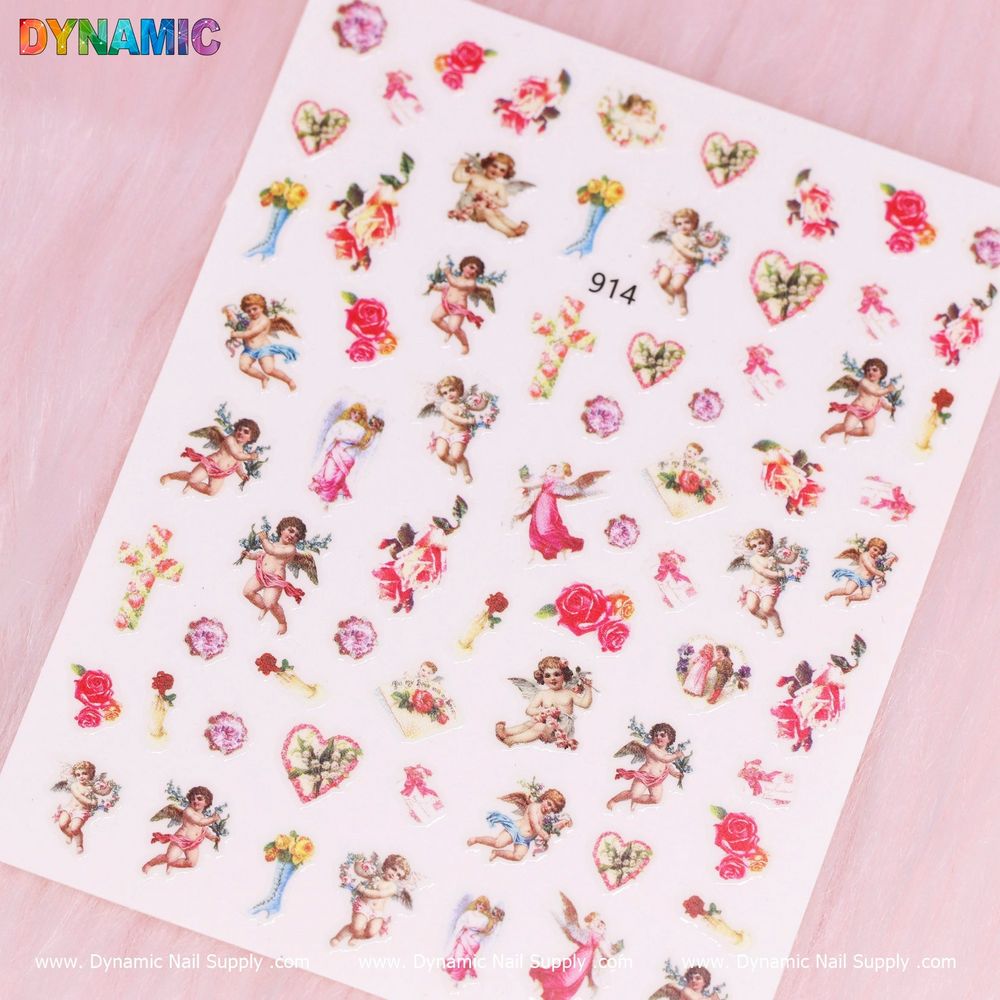 Christian Nail Art Stickers: Vintage Angel & Rose Guide