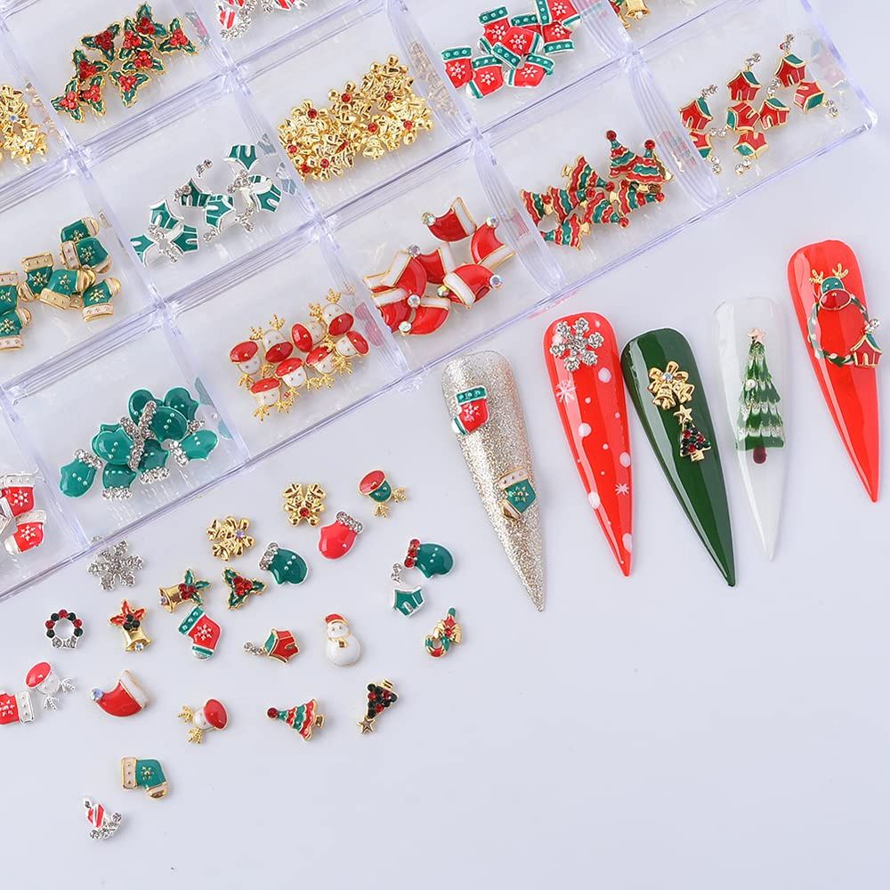 Christmas Nail Charms Set: Beginner-Friendly Holiday Guide