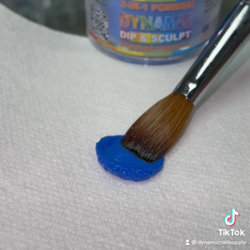cobalt blue dipping powder jar - 2
