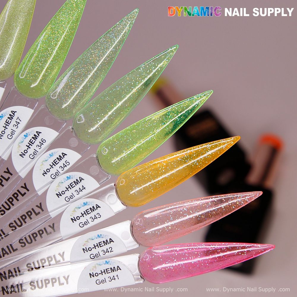 Summer neon HEMA-free gel polish bottles - 3