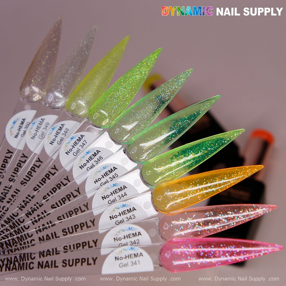 Summer neon HEMA-free gel polish bottles - 6