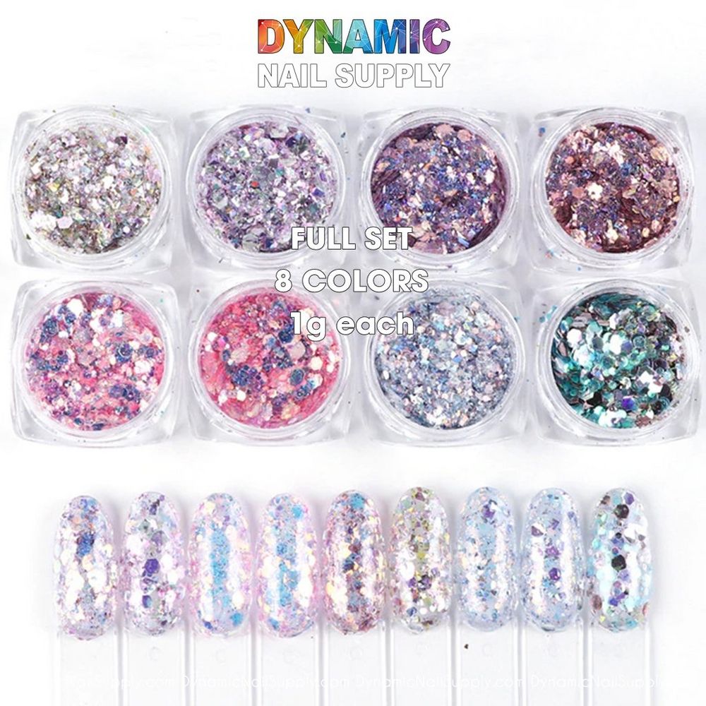 Holographic Nail Glitter Set: Salon Buyer’s Guide