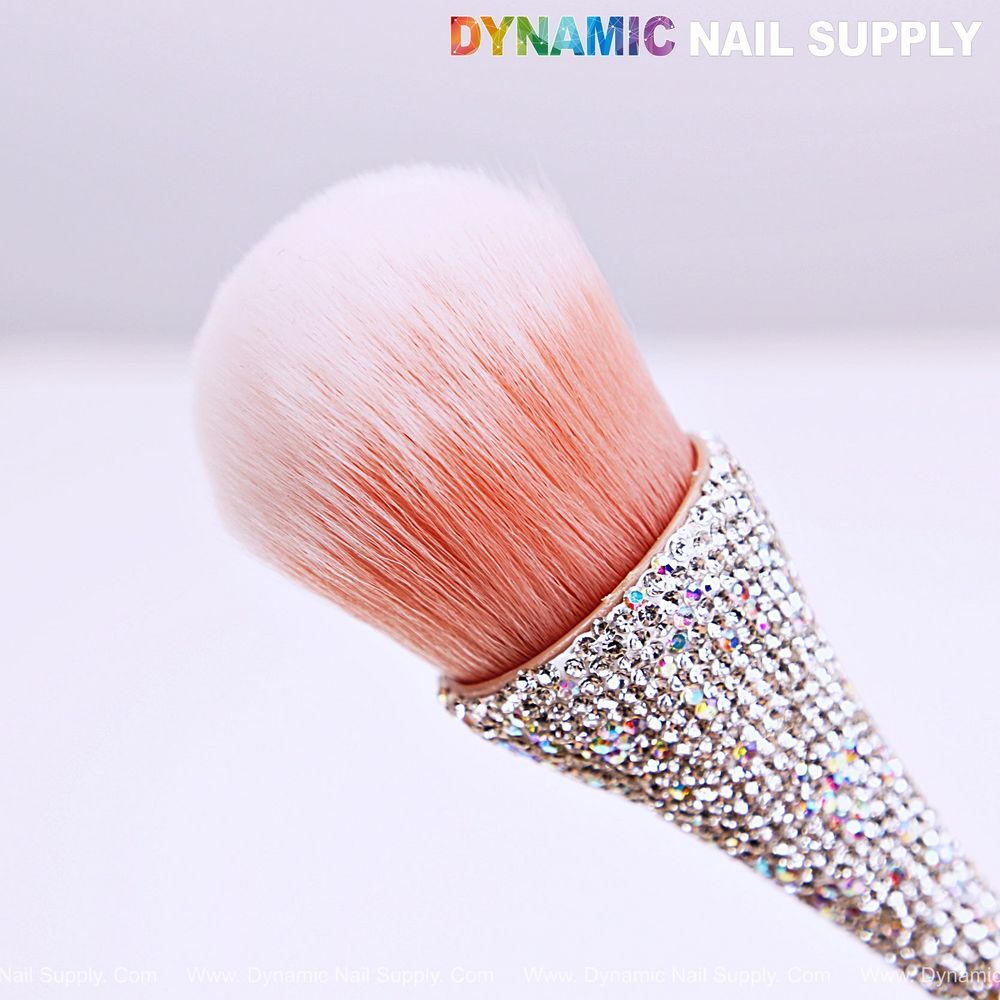 pink white ombre dust brush - 2