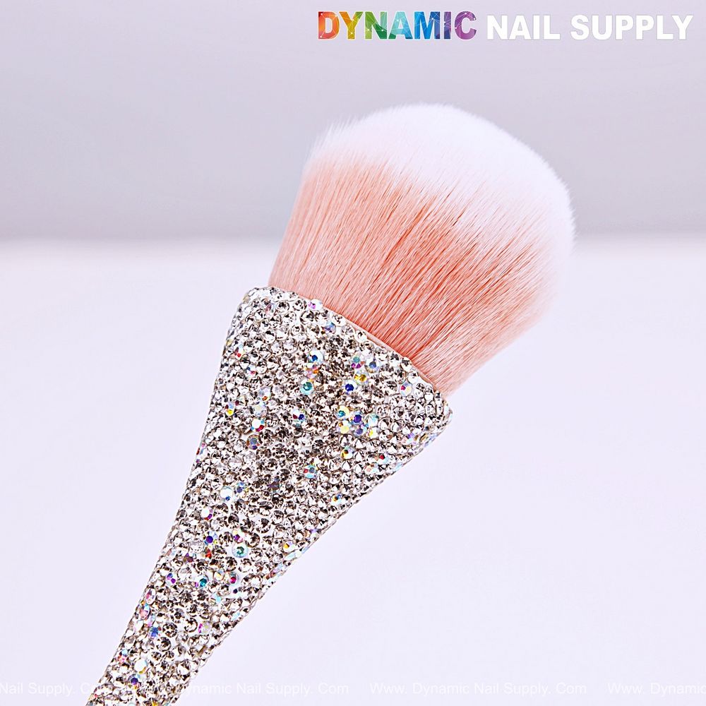 pink white ombre dust brush - 3