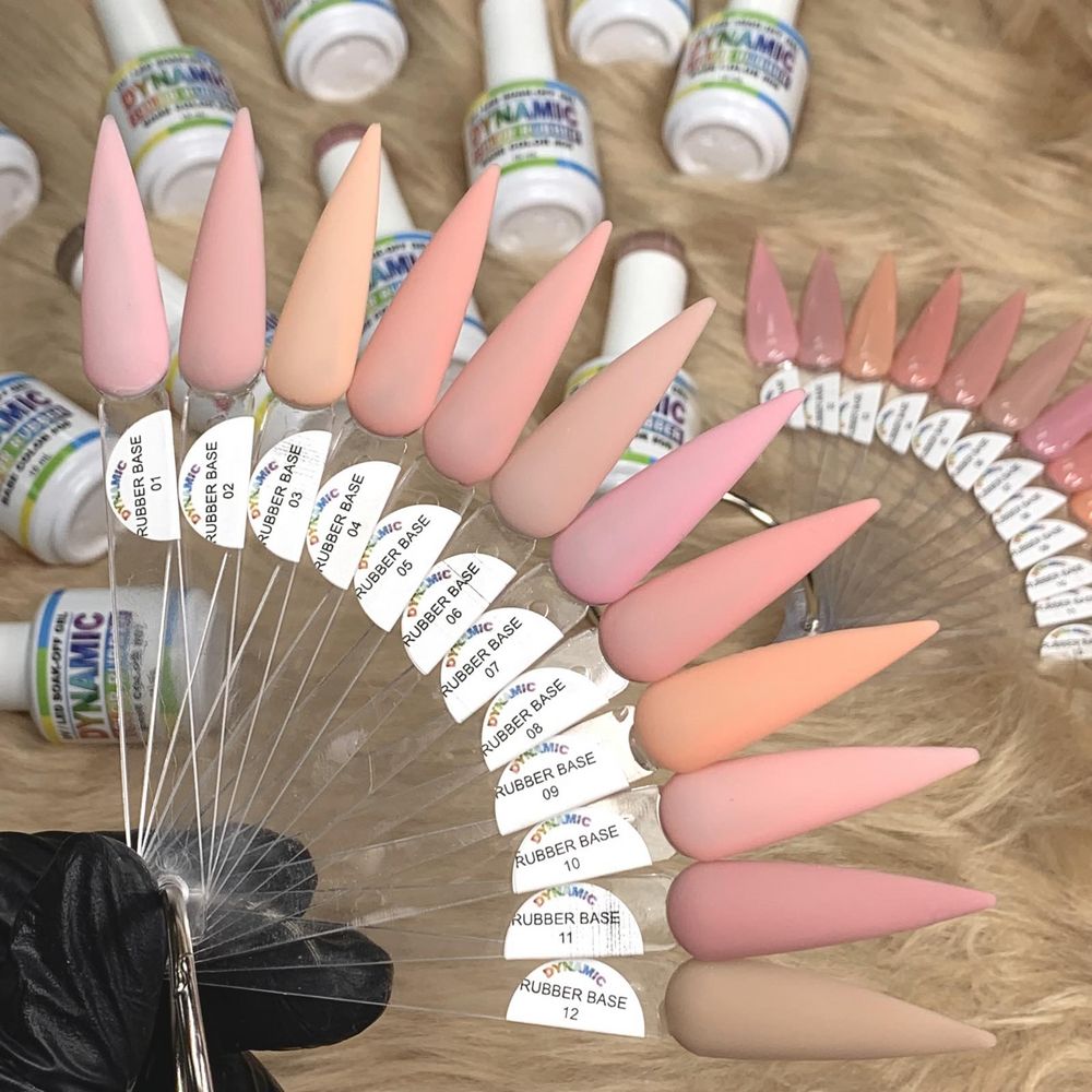 nude rubber base builder gel bottles - 3