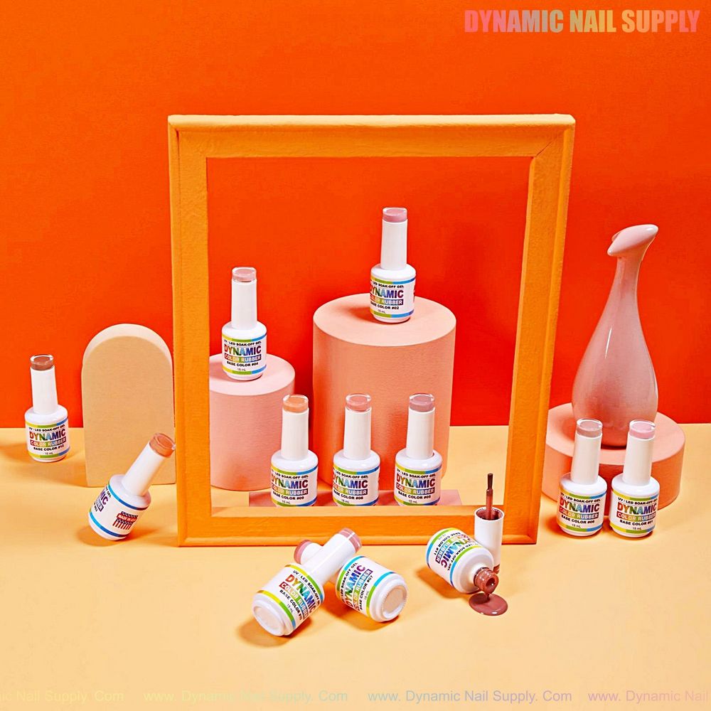 nude rubber base builder gel bottles - 4