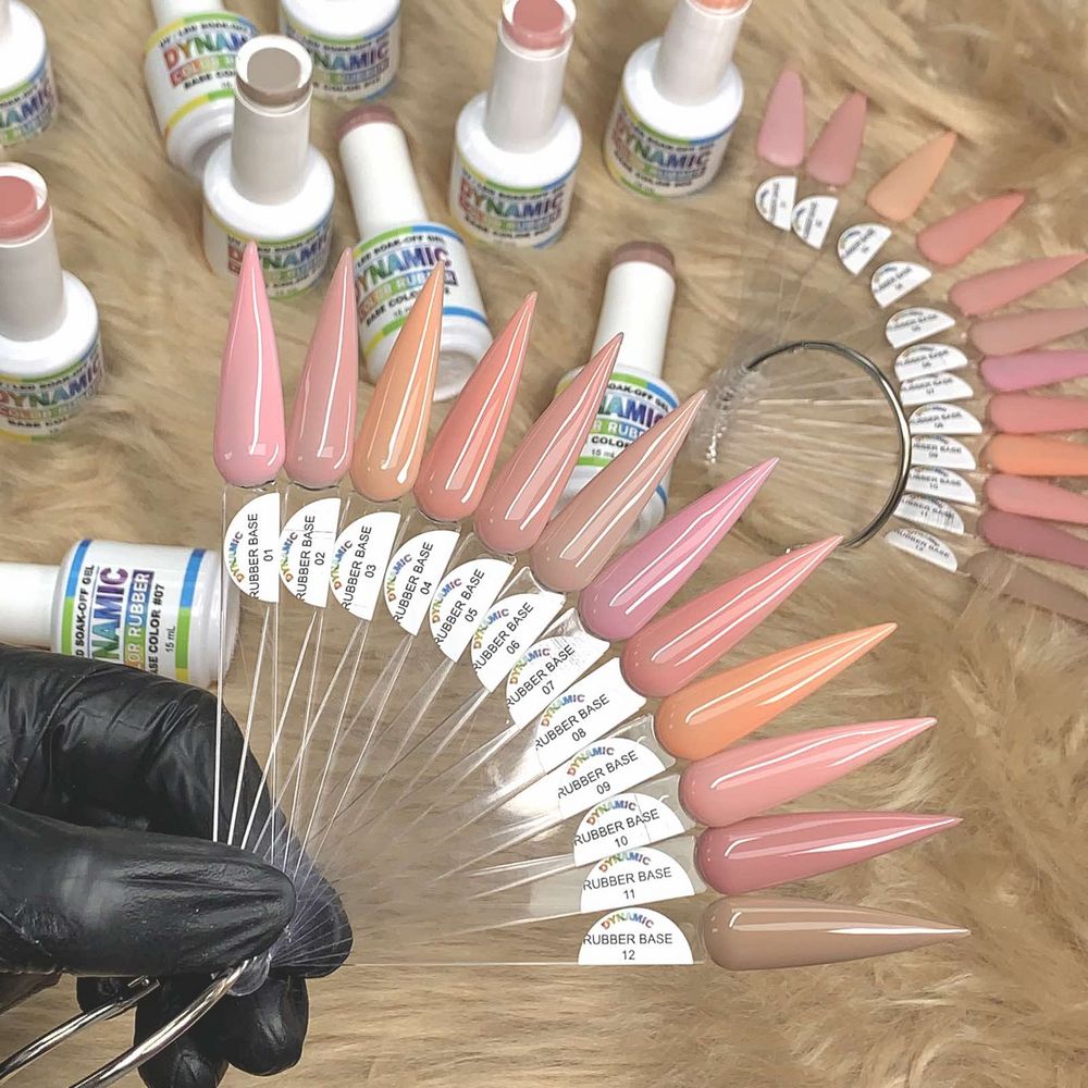 nude rubber base builder gel bottles - 5