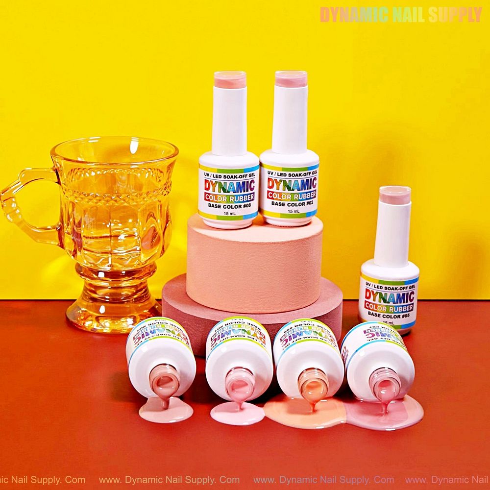 nude rubber base builder gel bottles - 8